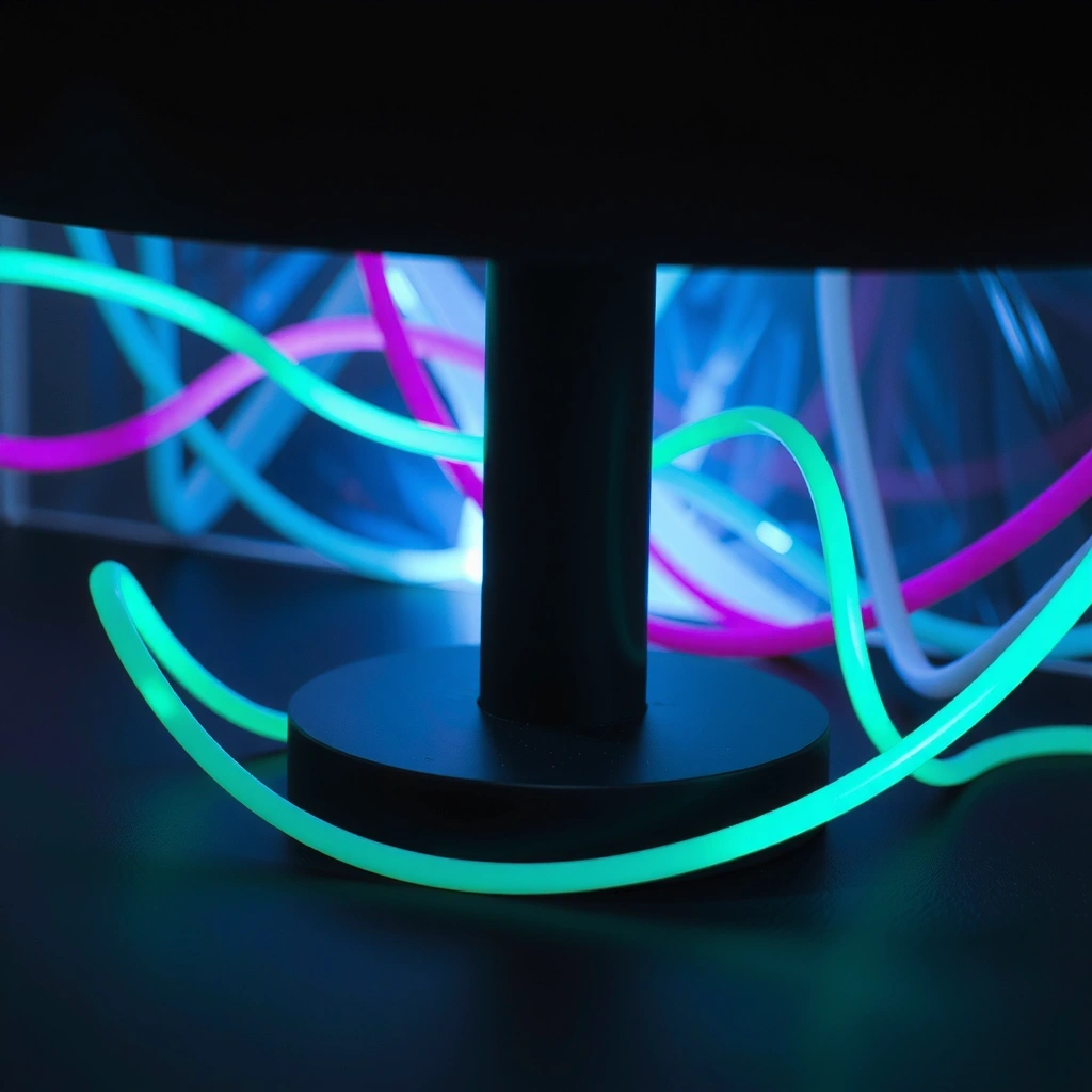 Abstract hybrid tech background